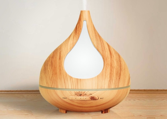 Diffuseur ultrasonique électrique portatif de parfum d'huile essentielle d'arome de mini USB grain de bureau en bois de 200ML