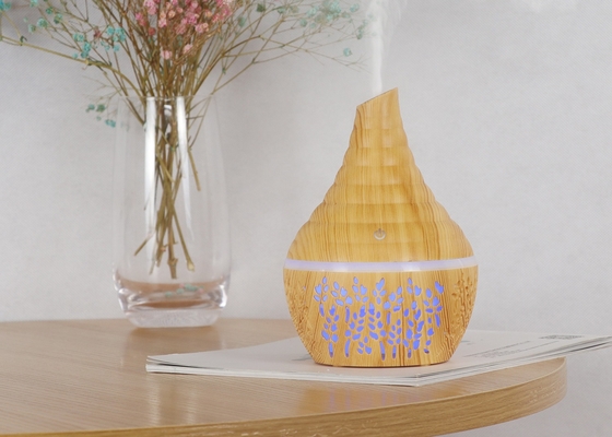 Le vase portatif à lumière colorée de nuit forment l'humidificateur ultrasonique d'air